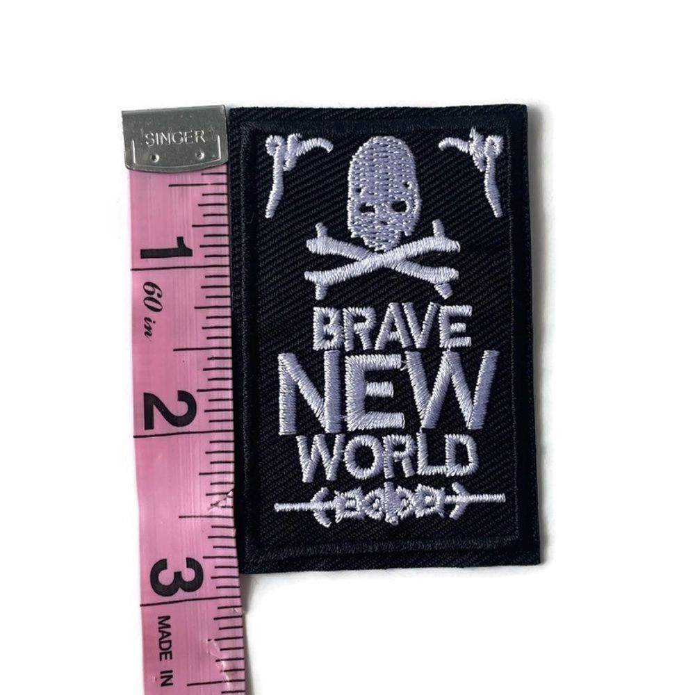 Brave New World Embroidered Patch - Picture 3 of 4